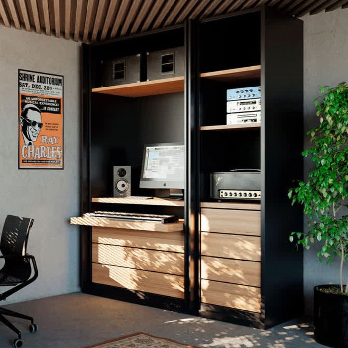 BORTOLUZZI Exedra Mécanisme Coulissant pour Portes Escamoteables et Pliables, Gauche, Hauteur Porte 1930-2230 mm