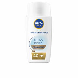 Écran solaire visage Nivea SUN FACIAL Demi teinte Spf 50 Spf 50+ 40 ml