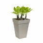 Elho Bac à fleurs Loft Urban Carré Haut - Noir - Ø 29 x H 41 cm