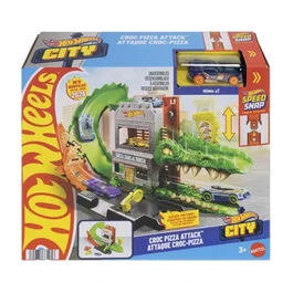 Mattel Hot Wheels Attaque du Crocodile avec véhicule 1/64