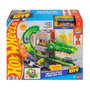 Hot Wheels Piste Attaque du Crocodile JHL93 City, circuit avec ascenseur et voiture incluse