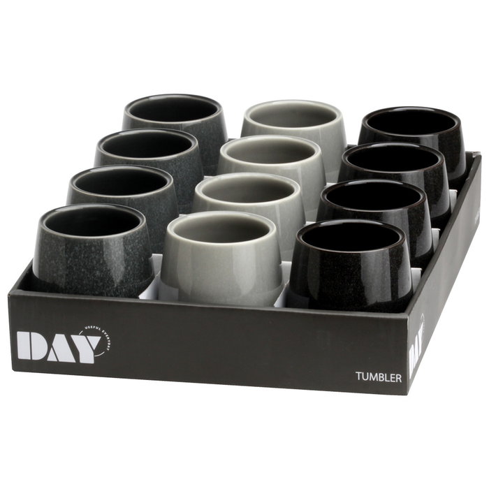 Day Vase en grès - Diamètre 9 cm x Hauteur 10 cm Day Vase en grès - Diamètre 9 cm x Hauteur 10 cm
