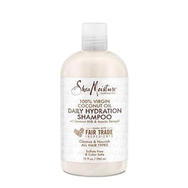 Shea Moisture Shampoing Hydratant Quotidien 100% Huile de Coco Vierge 384ml