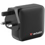 Verbatim Mini GaN Charger 165W 3xUSB-C 1xUSB-A A.32216