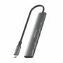 Hub USB Aisens USB-C DOCK 5 EN 1 GRIS Gris 100 W