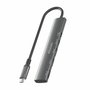 Hub USB Aisens USB-C DOCK 5 EN 1 GRIS Gris 100 W