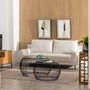 BigBuy Home Canapé Crème 216 x 86 x 90 cm