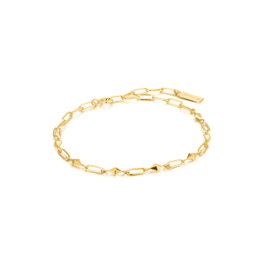 Ania Haie Pulsera B025-02G Dorée en Argent Massif