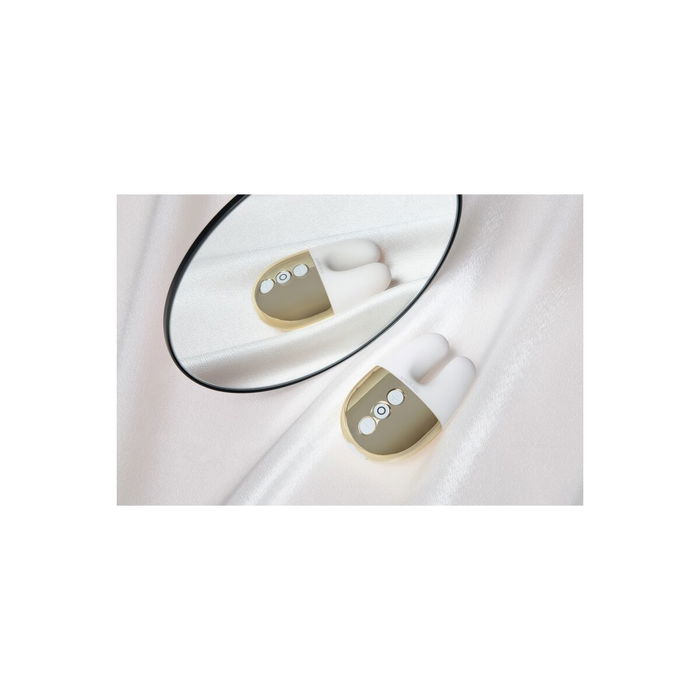 Vibration de Stimulation Double Le Wand Blanc