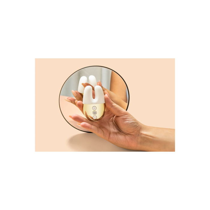 Vibration de Stimulation Double Le Wand Blanc