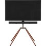 One For All QUADPOD WM7475 Noyer - Support TV pour écran de 32 à 70 pouces