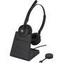 Jabra Engage 55 SE Stereo USB-C MS avec support et adaptateur DECT - Noir