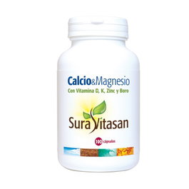 SURA VITASAN Calcio + Magnesio + D + K + Zinc + Boro 100 capsules