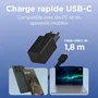 Lenovo Alimentación 65W Gan Nano USB-C GX21L58555