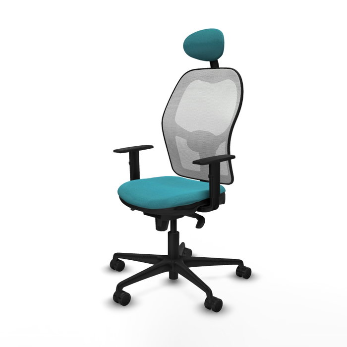 Piqueras y Crespo Chaise de Bureau Jorquera 1D036N1 Turquoise et Blanc Piqueras y Crespo Chaise de Bureau Jorquera 1D036N1 Turquoise et Blanc