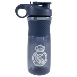 CYP BRANDS Gourde Sport Real Madrid 800 ml avec Double Bouchon, Fermeture Ergonomique et Anse pour le Transport