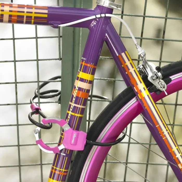 Master Lock 8275EURDPRO - Antivol à câble tressé de 1 mètre pour vélo, trottinette et poussette - Noir