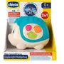 Chicco - Jouet d'éveil et veilleuse Hérisson Sensoriel Day&Night - Centre d'activités lumineux et musical pour bébé dès la naissance - Bleu