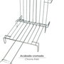 SATURNIA Grille barbecue double Nº 1 25x25 cm. chromée