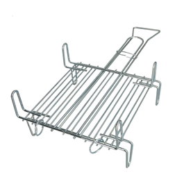 SATURNIA Grille barbecue double Nº 1 25x25 cm. chromée