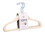 KIPIT Set de 24 perchas pour enfants en velours, assortiment 3 couleurs