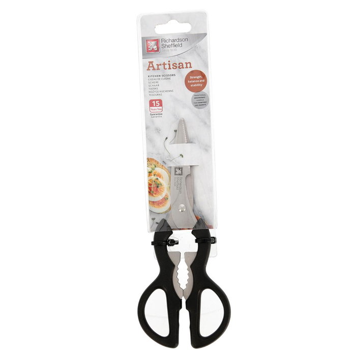 Richardson Sheffield Ciseaux de Cuisine Artisan en Acier Inoxydable avec Manche Soft Touch (6 Unités) 21x8,5x1 cm