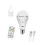 Cristalrecord Ampoule LED Rechargeable USB E27 6W Dimmable 500 lm