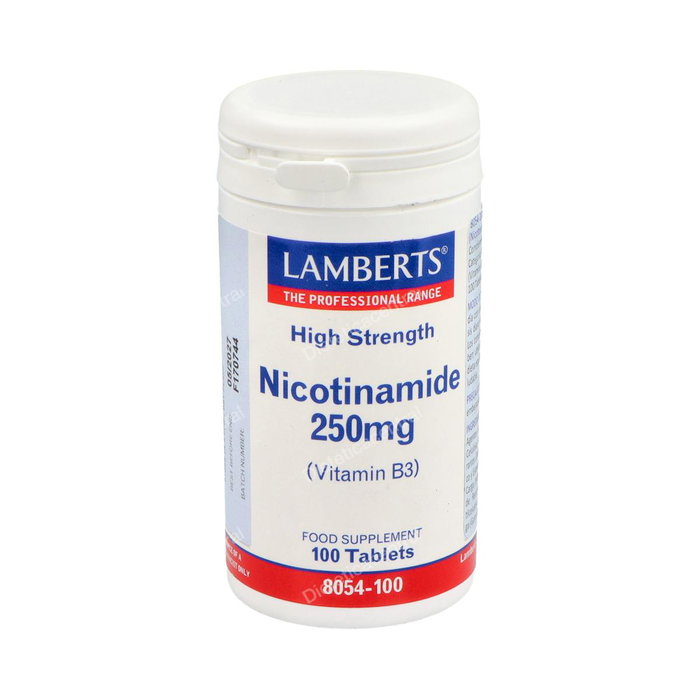 Lamberts Nicotinamide 250 mg - 100 comprimés Lamberts Nicotinamide 250 mg - 100 comprimés