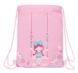 Safta Sac à dos plat junior Glowlab Kids Swing 26 x 34 x 1 cm, pour enfants à partir de 36 mois
