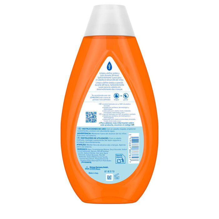 Johnson'S Baby Kids Shampoo Rizos Definidos 500 ml Johnson'S Baby Kids Shampoo Rizos Definidos 500 ml