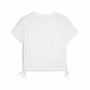 T shirt à manches courtes Enfant Puma Essentials Metallic Knotted Blanc