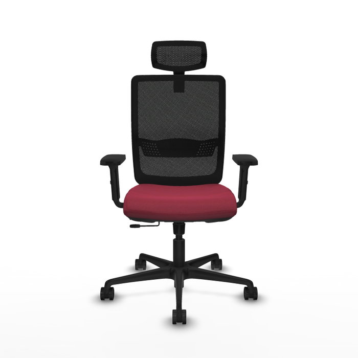 Piqueras Y Crespo Haches Chaise de bureau, Grenat et Noir, Mécanisme Synchrone/Traslack Piqueras Y Crespo Haches Chaise de bureau, Grenat et Noir, Mécanisme Synchrone/Traslack