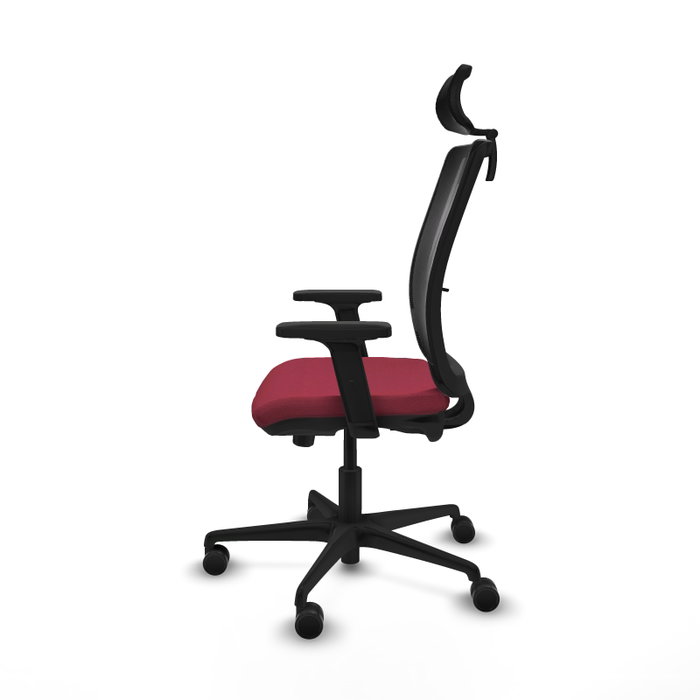 Piqueras Y Crespo Haches Chaise de bureau, Grenat et Noir, Mécanisme Synchrone/Traslack Piqueras Y Crespo Haches Chaise de bureau, Grenat et Noir, Mécanisme Synchrone/Traslack
