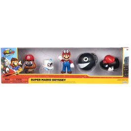 JAKKS PACIFIC - Lot de 5 figurines Super Mario Bros - 6,5 cm