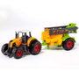 Molto - Tractor de ferme avec remorque - Jouet miniature - Modèles aléatoires - Échelle 1:50 - Matière plastique et métal - Sans piles - Langues: espagnol, anglais