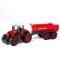 Molto - Tractor de ferme avec remorque - Jouet miniature - Modèles aléatoires - Échelle 1:50 - Matière plastique et métal - Sans piles - Langues: espagnol, anglais
