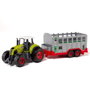 Molto - Tractor de ferme avec remorque - Jouet miniature - Modèles aléatoires - Échelle 1:50 - Matière plastique et métal - Sans piles - Langues: espagnol, anglais