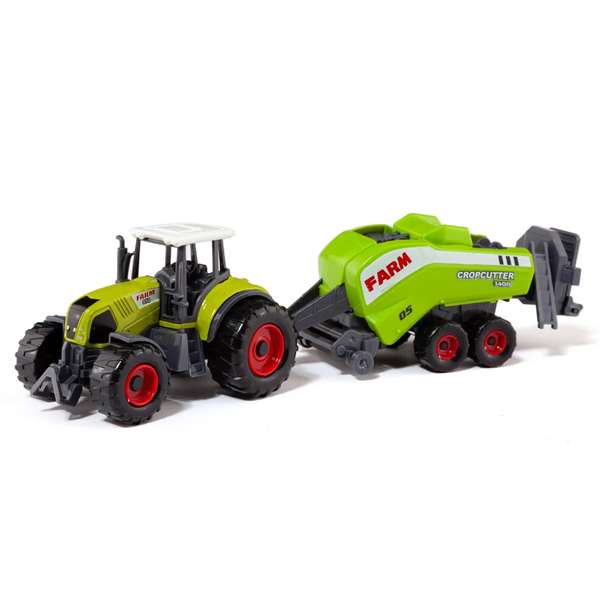 Molto - Tractor de ferme avec remorque - Jouet miniature - Modèles aléatoires - Échelle 1:50 - Matière plastique et métal - Sans piles - Langues: espagnol, anglais Molto - Tractor de ferme avec remorque - Jouet miniature - Modèles aléatoires - Échelle 1:50 - Matière plastique et métal - Sans piles - Langues: espagnol, anglais