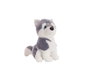 Husky Peluche Sultan 28 cm - Chien en Peluche Husky à Deux Couleurs, Gris et Marron