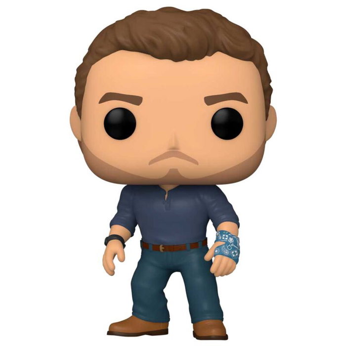 Funko POP - Figurine Jurassic World Owen Grady Vinyl - 9 cm avec boîte fenêtre cadeau