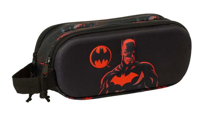 Safta Portatout double Batman 3D 21 x 8 x 6 cm - Boîte de rangement pour enfants à partir de 3 ans Safta Portatout double Batman 3D 21 x 8 x 6 cm - Boîte de rangement pour enfants à partir de 3 ans