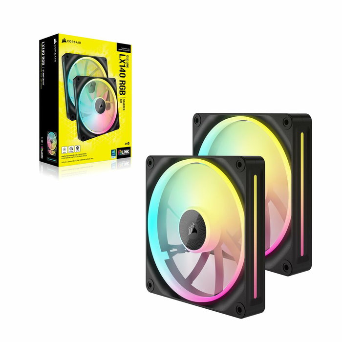 Corsair Fan LX140 RGB Black Doppelpack