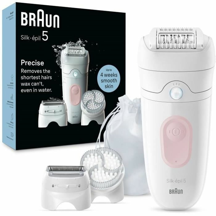 Braun Silk-épil 5 SE5-060 Rose et Blanc