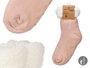 GIFTDECOR Chaussettes Sherpa Enfant Rosa Palo