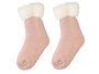 GIFTDECOR Chaussettes Sherpa Enfant Rosa Palo
