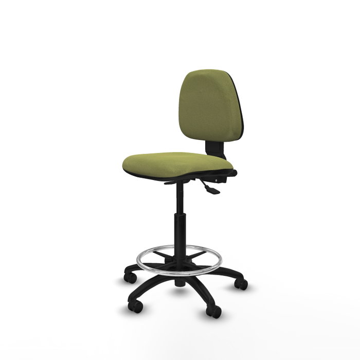 PIQUERAS Y CRESPO Tabouret Isso Asynchrone Tissu Vert olive PIQUERAS Y CRESPO Tabouret Isso Asynchrone Tissu Vert olive