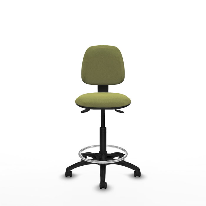 PIQUERAS Y CRESPO Tabouret Isso Asynchrone Tissu Vert olive PIQUERAS Y CRESPO Tabouret Isso Asynchrone Tissu Vert olive