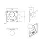 RAM Mounts Plaque VESA 75x75mm avec boule