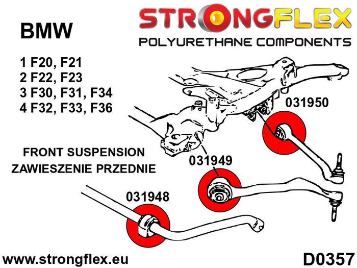 StrongFlex STF031949A Silentblock Suspension Avant