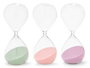 Giftdecor Sablier 20 cm Couleurs Pastel 30 Min Minuteur Décoration Verre (Set de 12)
